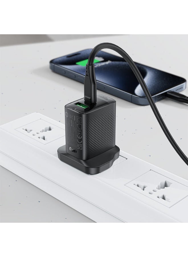 AceFast Fast Charge Wall Charger A79 PD20W (1xUSB-C + 1xUSB-A) UK - Image 4