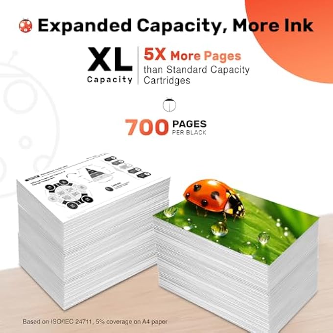 305XL BLACK INK CARTRIDGE FOR HP 305 INK CARTRIDGE FOR HP DESKJET 2300 2320 2710 2720 2721 2722 2723 4110 4120 4122 4130 ENVY 6010 6020 6022 6030 6032 PRINTER INK REPLACEMENT BLACK HIGH YIELD - Image 3