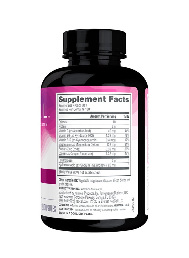 NEOCELL Grassfed Collagen Peptides + Vitamin C 6000 MG - 250 Tablets - Image 3