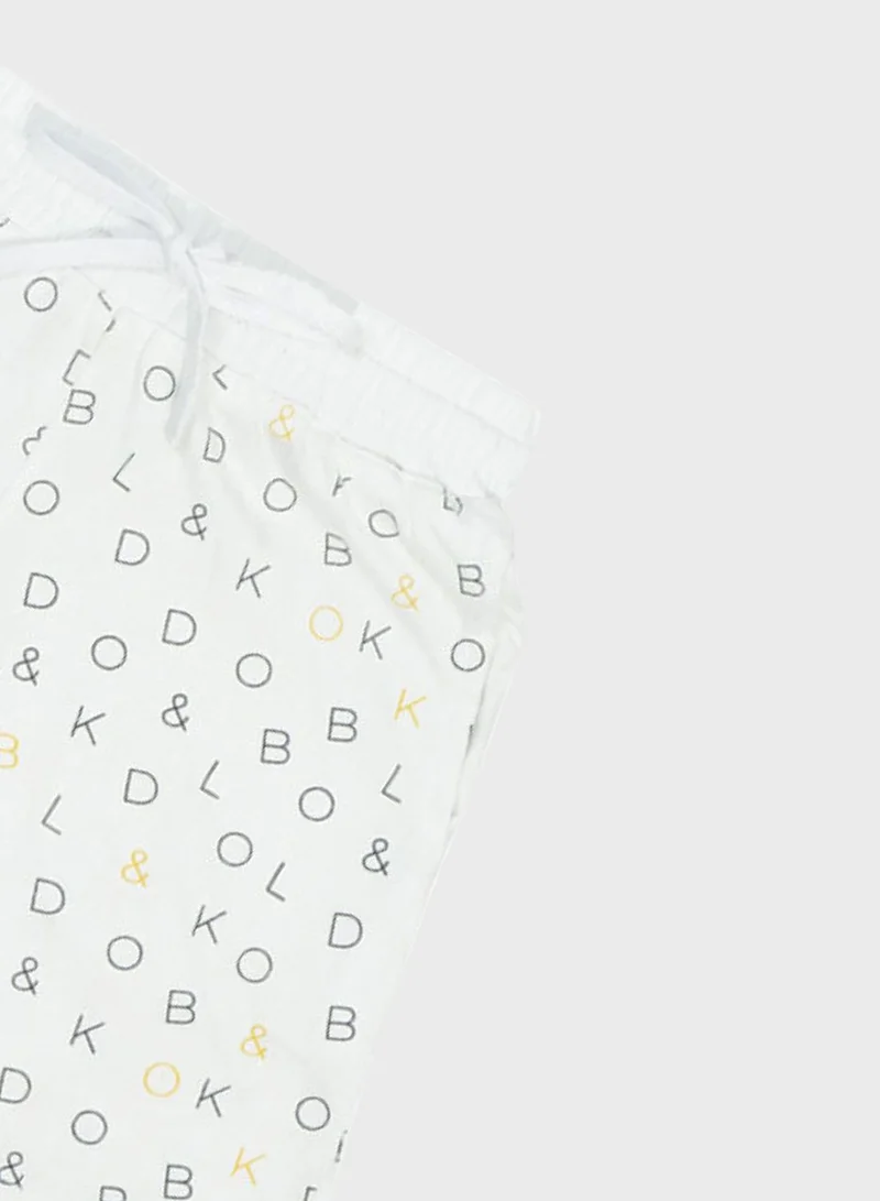 BOLD&KO Kids Aop Signature Shorts