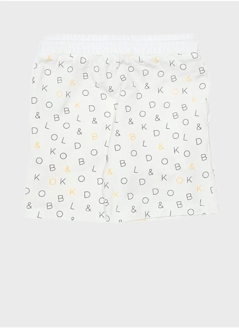 BOLD&KO Kids Aop Signature Shorts