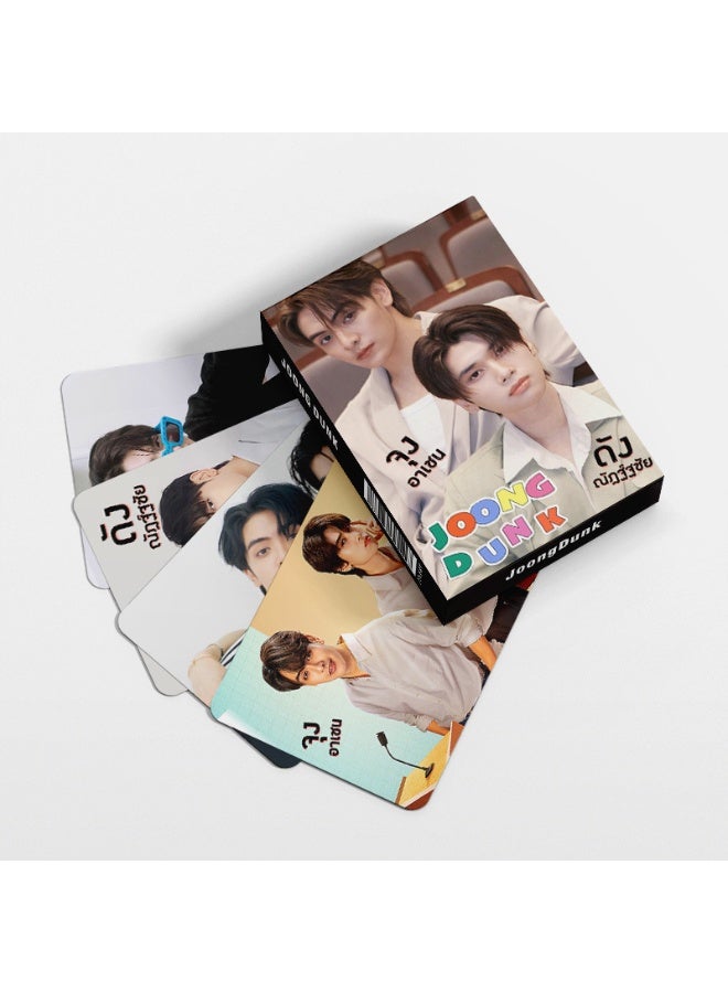 Joongdunk Pondphuwin Firstkhaotung Tai Star Card 30 Double Sided Lomo Cards - Image 4