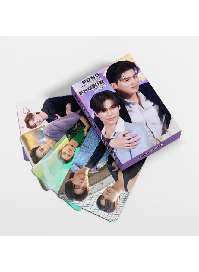 Joongdunk Pondphuwin Firstkhaotung Tai Star Card 30 Double Sided Lomo Cards - Image 3