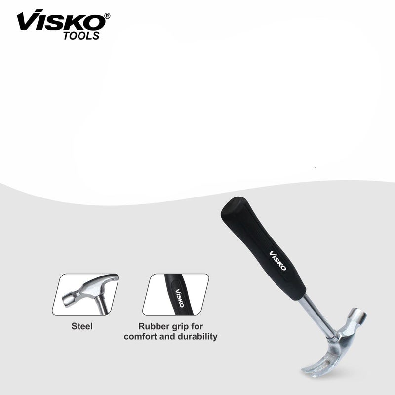 Visko Tools VISKO 827 Hand Tools Set of 27 Pcs With 3 Pliers Hammer Spanners 6Pcs Tool Bag Screwdrivers 6Pcs Allen Keys 9Pcs CClamp Home Appliances Multicolor Combo Set - Image 4