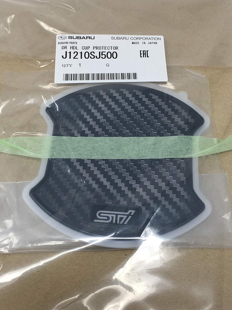 Subaru Genuine STi Logo Door Handle Cup Protector Set of 4 for Forester, WRX, and Crosstrek (2019-2024) - Image 2