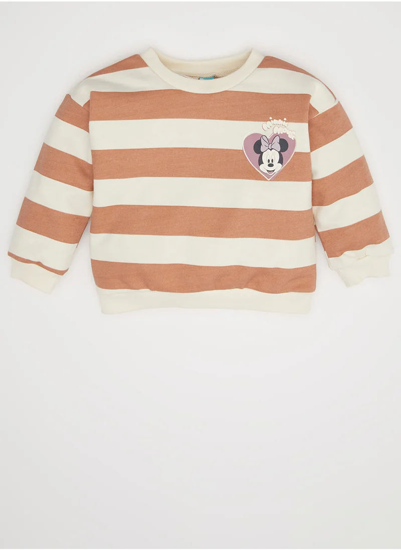 ديفاكتو Disney Mickey & Minnie Regular Fit Striped Sweatshirt