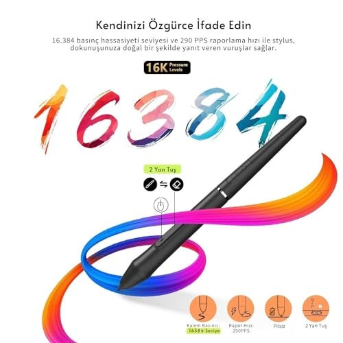 VEIKK VK430 Drawing Tablet 4x3 inch Pen Tablet, Portable Computer Graphics Tablets with 4 Shortcut Keys 8192 Levels Battery-Free Stylus Pen, Compatible with Mac/Windows/Android/Linux - Image 3