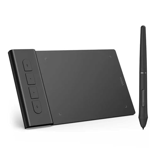 VEIKK VK430 Drawing Tablet 4x3 inch Pen Tablet, Portable Computer Graphics Tablets with 4 Shortcut Keys 8192 Levels Battery-Free Stylus Pen, Compatible with Mac/Windows/Android/Linux - Image 1