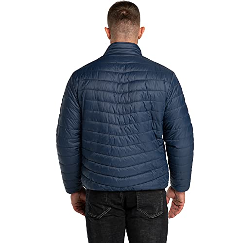 33,000ft Men's Lightweight Packable Insulated Puffer Winter Jacket, Water-Resistant Warm Quilted Down Alternative Puffy Coat - Image 4