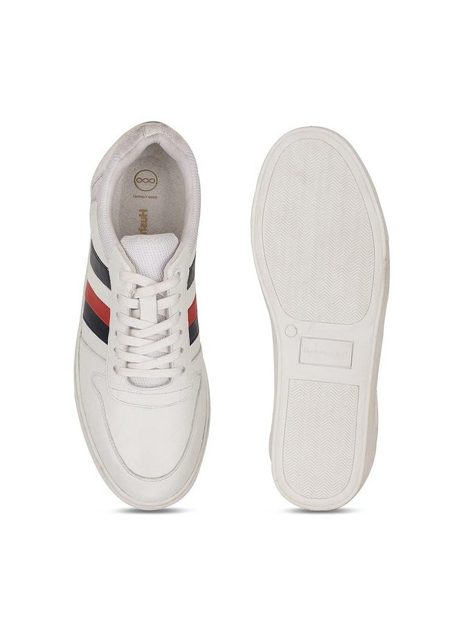 Hush Puppies - Hush Puppies Men's JACK LACE UP E Sneakers (8251012_WHITE_7 UK) - Image 1