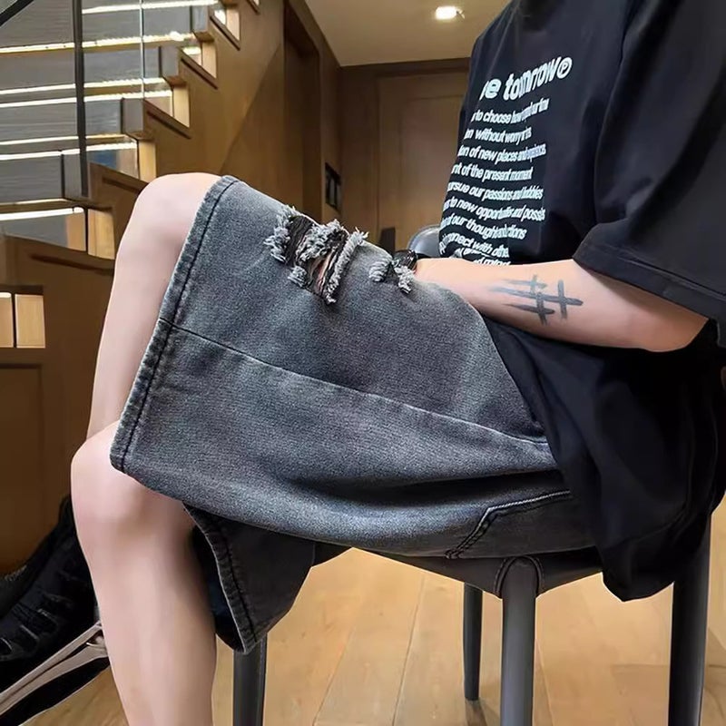 Unisex Classic Denim Jeans Loose Fit Daily Outdoor Wear - Image 5