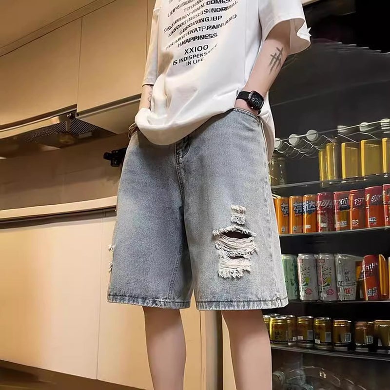 Unisex Classic Denim Jeans Loose Fit Daily Outdoor Wear - Image 4