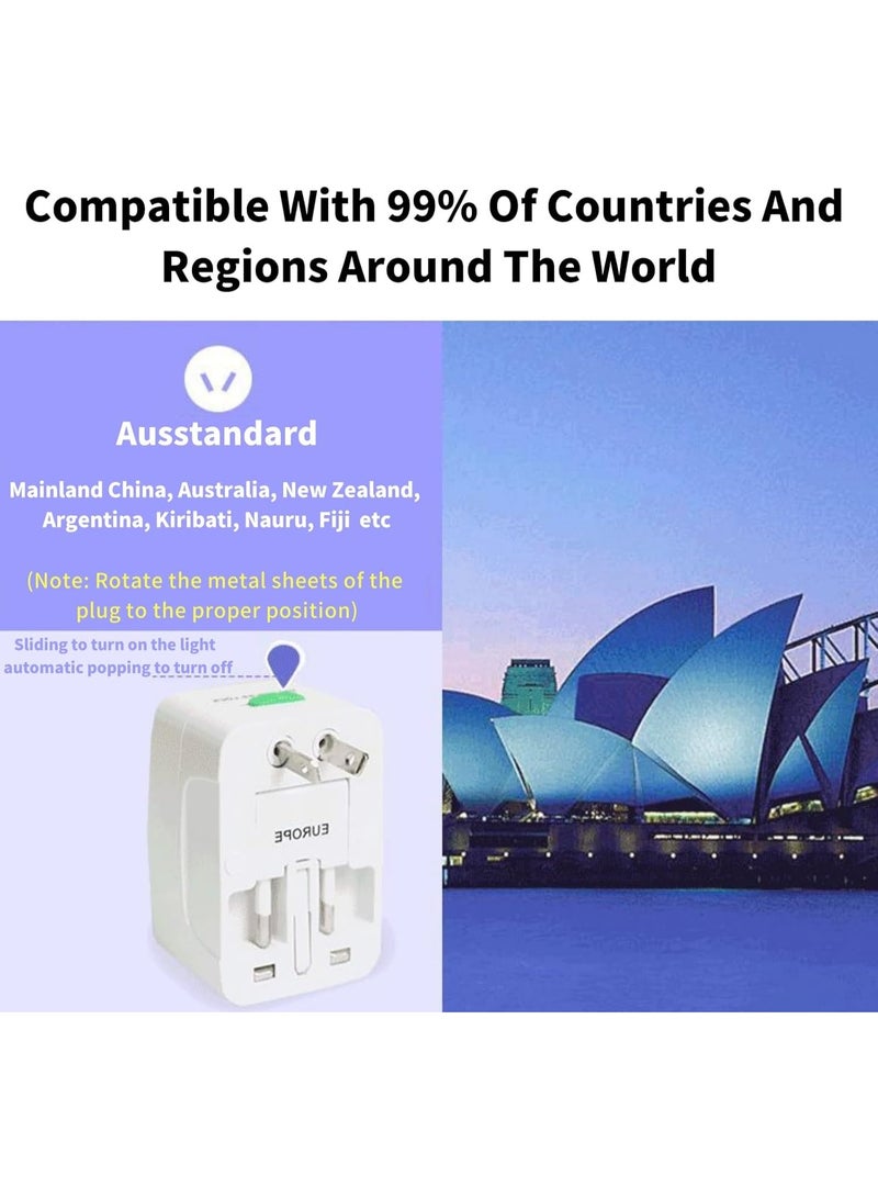 BEST ONE Universal Travel Adapter, International Adapter, Global All-in-One Universal Plug Adapter, Adapter Plug for Australia, European UK US AU Ireland AU - Image 5