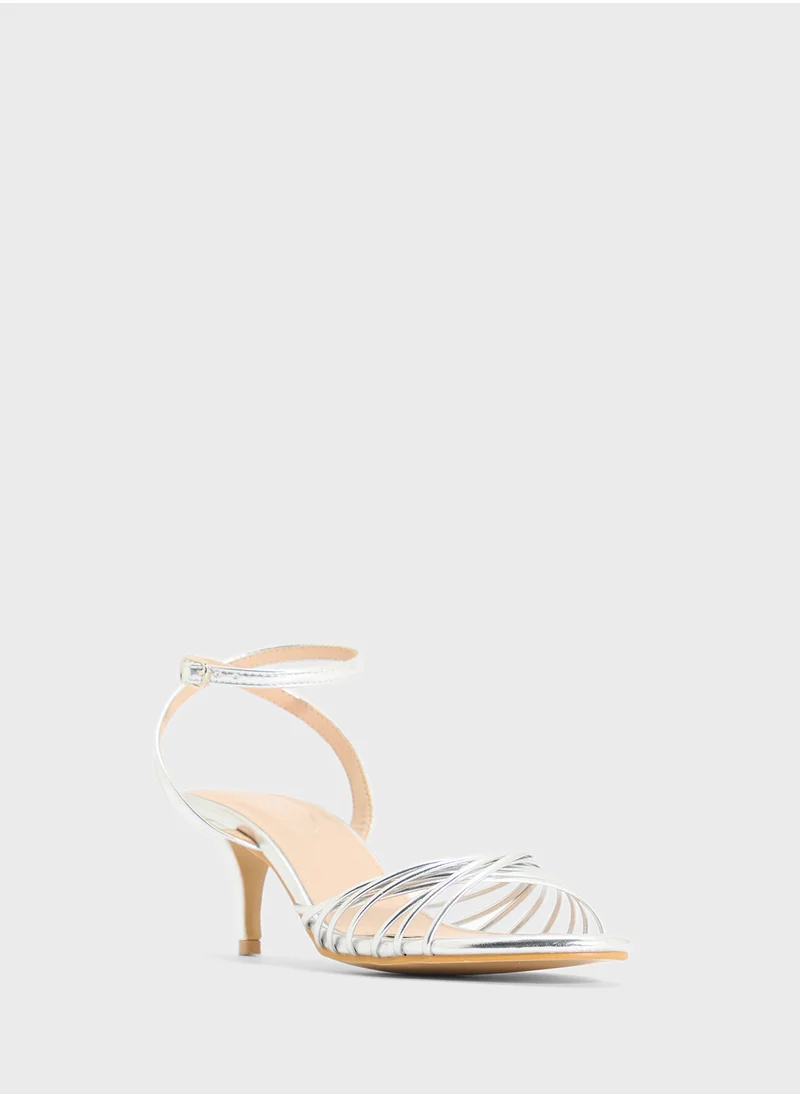 ELLA Low Heel Strappy Sandal