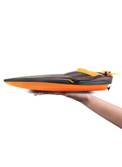 R/C- Hydro Blaster Boat Black/Orange RC Remote Control Vehicle 2.4Ghz USB Gift for Kids Girls & Boys Electric Powered High Speed Vehicle for All Ages - pzsku/ZA2F1A392056F6C698E87Z/45/_/1730143519/4577bb32-88f9-4589-b167-434cc366b7c9