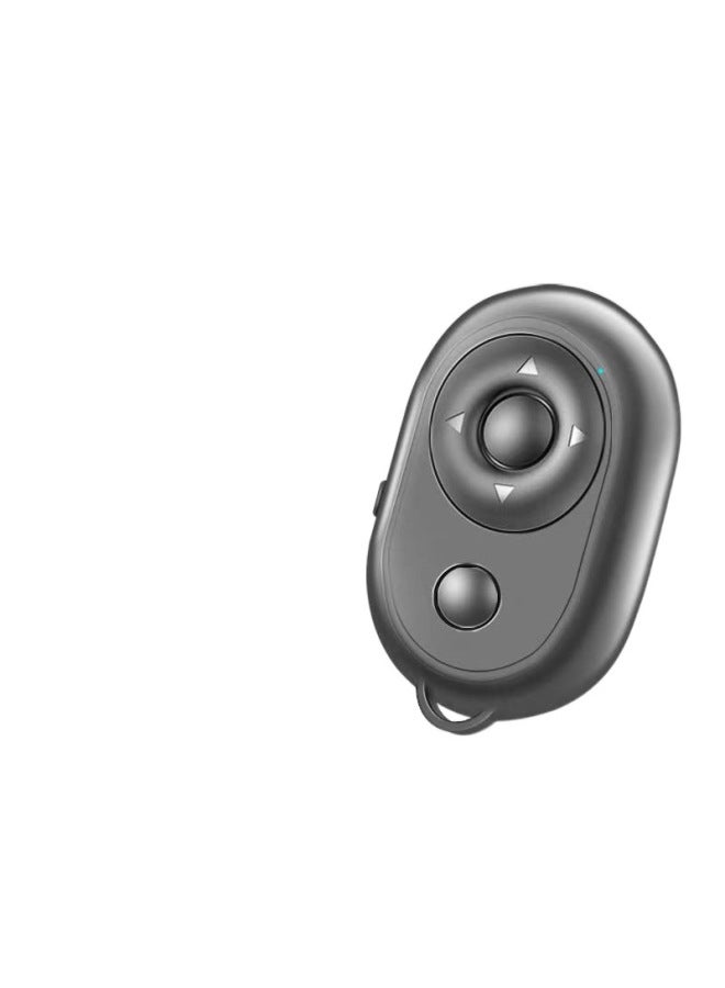 Shake Voice Fast Hand Bluetooth Remote Control Video Phone Self-timer Artifact Photo Page Turning Video Praise Android Universal Small-Color:High-end Style Black Multifunctional Universal Remote Control - Image 5