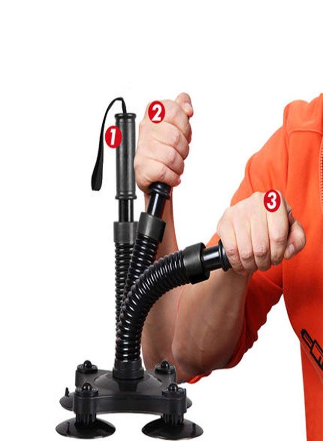 YCYU Arm Wrestling Training Equipment - Professional Forearm Wrist Grip Strength Trainer, Power Workout Exerciser to Build Strong Powerful Arms for Armwrestling and Boxing(Black) - Image 1