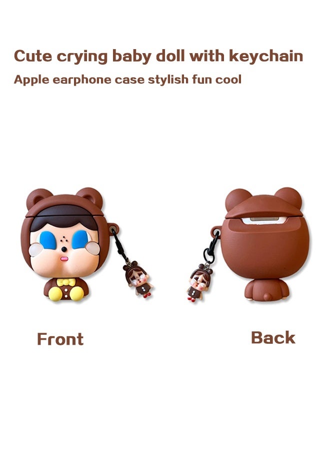 SUNDAREE حافظة متوافقة مع Airpods Pro/Pro2، ملحقات محمولة للأطفال والأولاد والبنات، سماعة أذن لاسلكية ناعمة من السيليكون، واقية من الصدمات للهدايا - Image 5