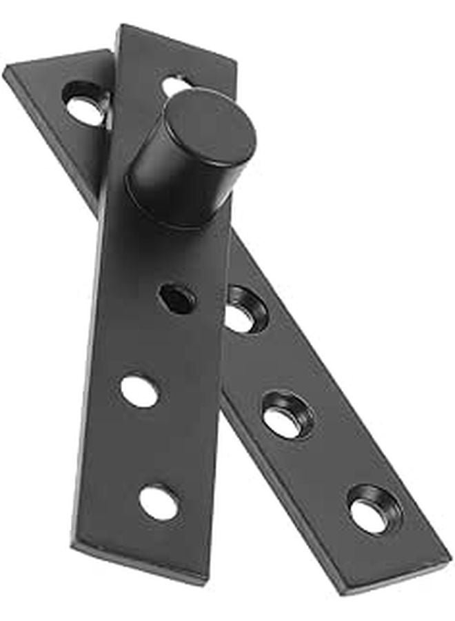 Heavy Duty Black Concealed Pivot Hinge 360 Degree Rotating For Cabinet Industrial Doors - Image 1