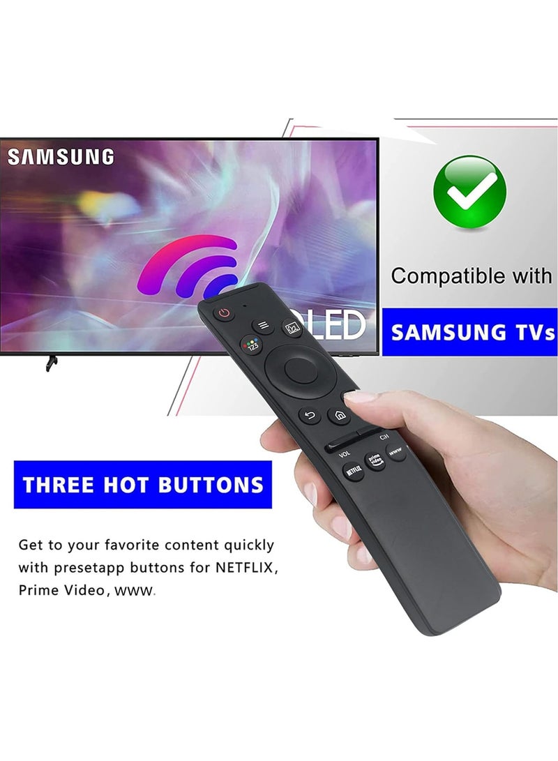ELTRAZONE Universal Remote Control for All Samsung LED QLED UHD SUHD HDR LCD Curved Frame Solar Powered HDTV 4K 8K 3D with Netflix, Prime Video, and WWW Buttons by Janani (2 Pack) with Battery Included - Image 4