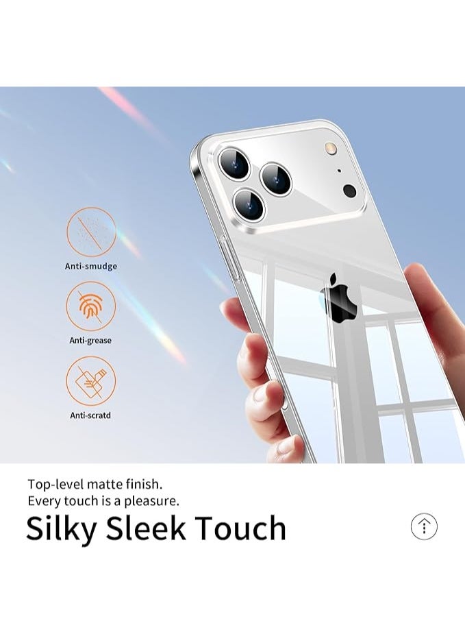 for iPhone 17 pro Slim Case,Paper-Thin Transparent Finish Skin Back Case [Non Yellowing] (Clear, iPhone 17 Pro) - Image 2