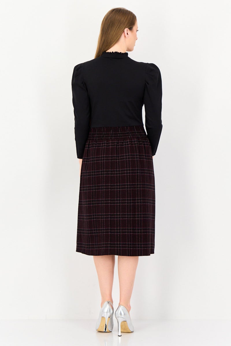 VERO MODA فستان ميدي مزخرف للنساء، متعدد الألوان - Image 4