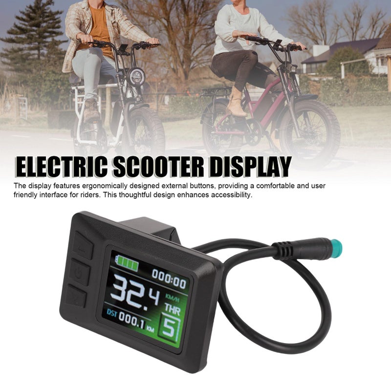 5 Inch Color Screen Rainproof E Scooter Dashboard Display with Ergonomic Button - Image 5