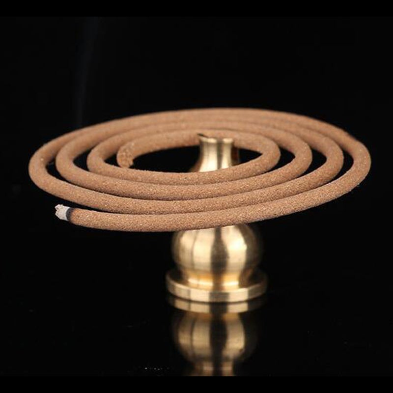 10 Pcs 1.6x2.5cm Handmade Alloy Censer Holders Retro Cucurbit Core Incense Stick Bottles (Golden) - Image 5