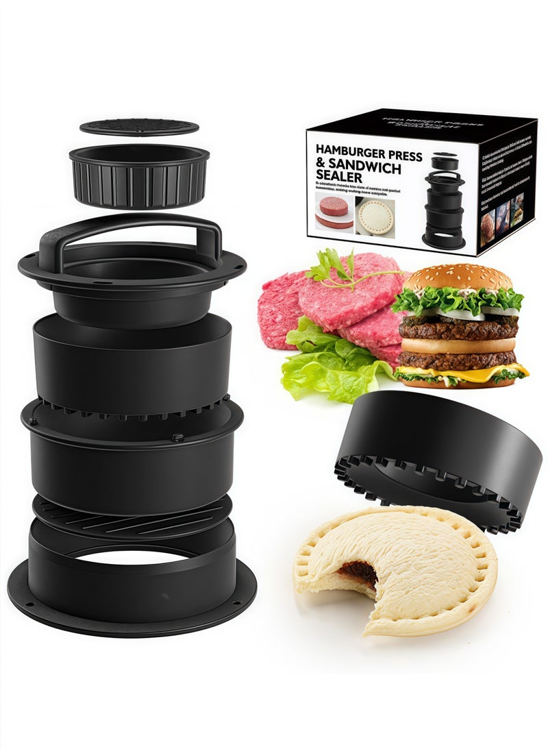 Burger Press Round Meat Pie Maker Manual Hamburger Meat Pie Press Rice Ball Mold Plastic Burger Meat Press Tool Manual, Two Mold Sizes Non-Stick Design Comfortable Handle Versatile - pzsku/ZA2F231EB75E159DB0D45Z/45/_/1732611712/f71b1faf-f2c3-46de-a4f5-f106cfbf54ef