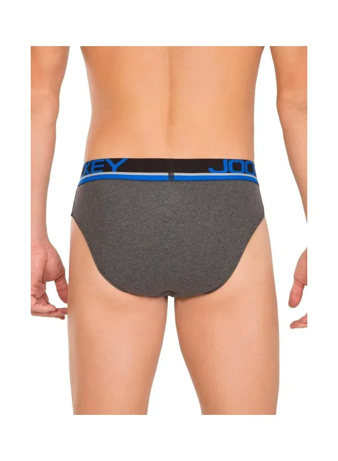 JOCKEY Jockey FP02 Men Super Combed Cotton Rib Solid Brief with Ultra soft Waistband