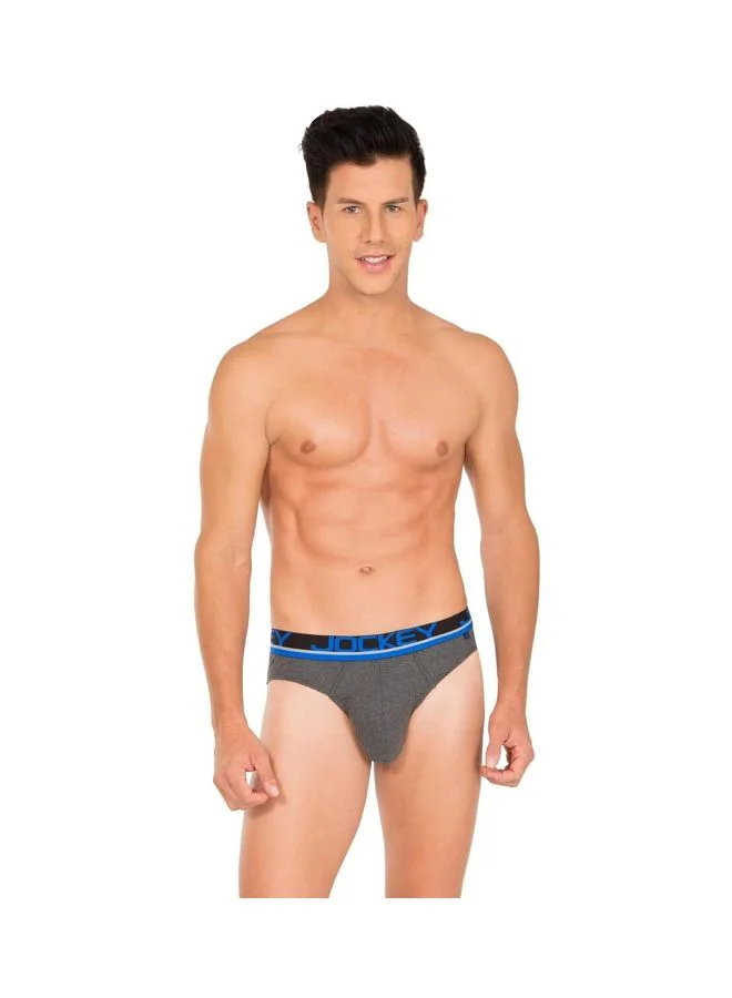 JOCKEY Jockey FP02 Men Super Combed Cotton Rib Solid Brief with Ultra soft Waistband