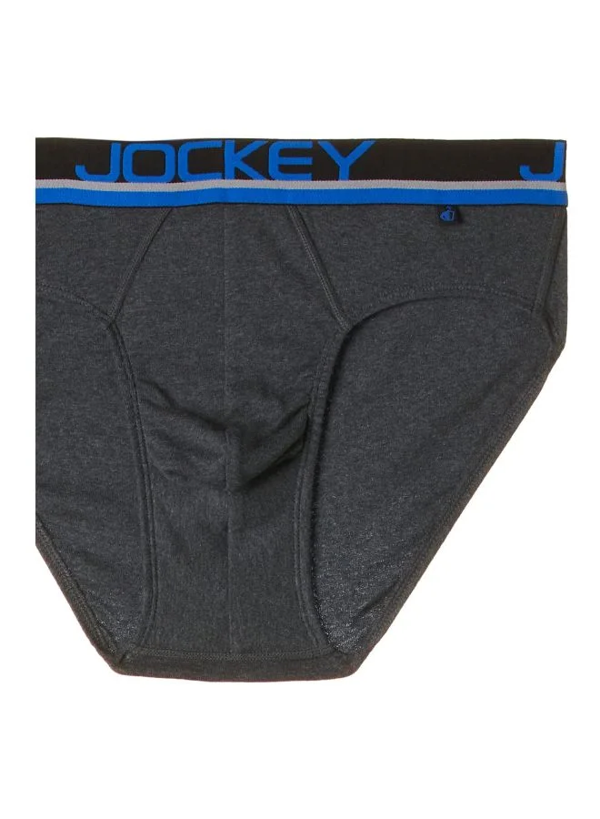JOCKEY Jockey FP02 Men Super Combed Cotton Rib Solid Brief with Ultra soft Waistband