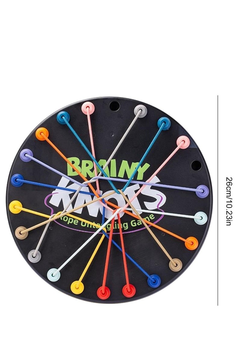 لعبة تفكيك الحبل العقدة الدماغية ، تدريب المنطق والاستراتيجية مزيج الدماغ مع صعوبة قابلة للتعديل ، مزيج الدماغ لعب المهارات الحركية الدقيقة المحمولة للأطراف والسفر - Image 2