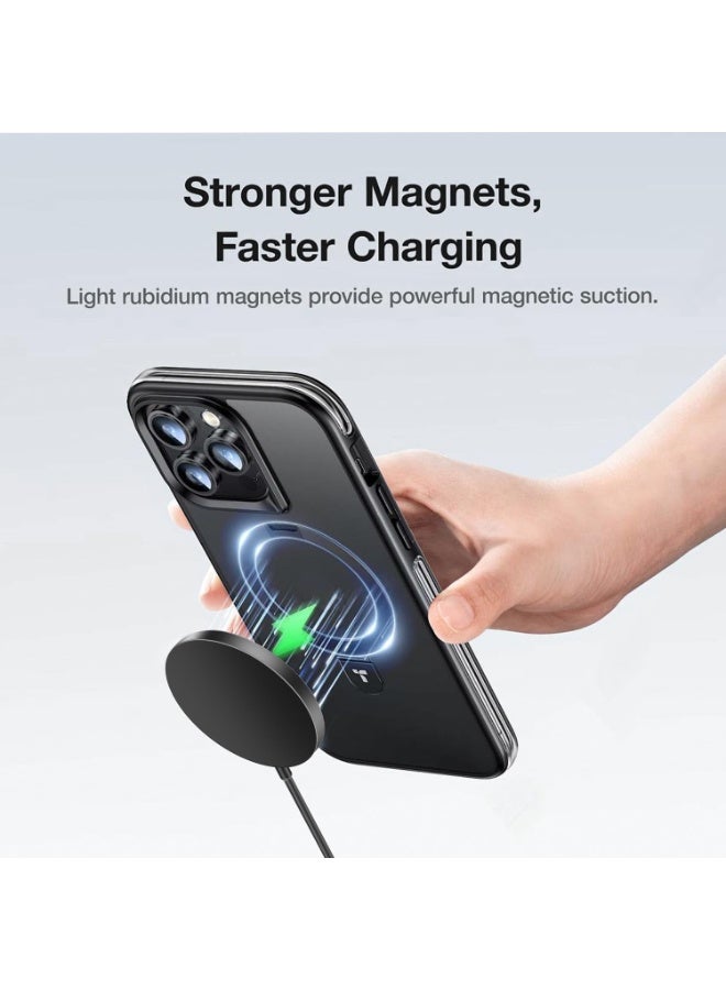 Fast Magnetic Wireless Charger for iPhone 12/13/14/15/16 Series & AirPods 2/3, MagSafe Charging Pad with USB-A & USB-C Ports, for Pro, Pro Max, Plus Models, Portable Fast Charge Station - Image 2