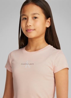 Calvin Klein Jeans Kids Micro Monogram T-Shirt  - Image 3