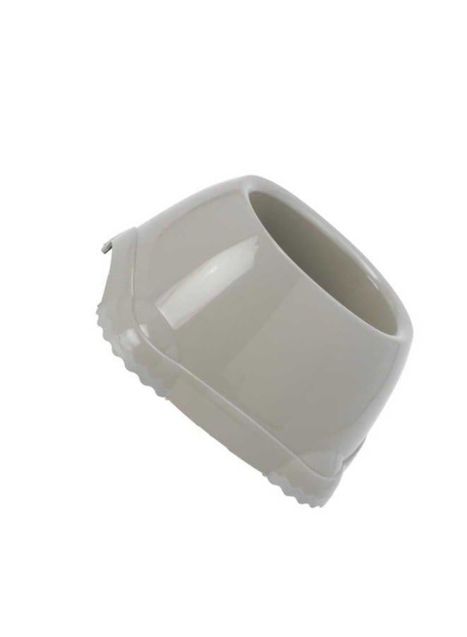 Moderna Smarty Bowl Spaniel for Pets, 600ml Green Food & Water Dish | Compact & Durable | Grey - Image 2