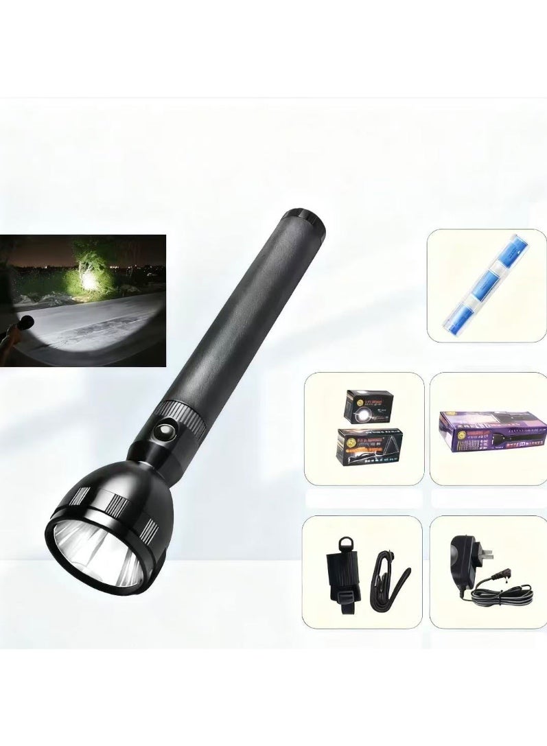LED Strong Light Flashlight Rechargeable, Super Bright, Long Range, Outdoor Home Special Forces Waterproof Light - Image 4