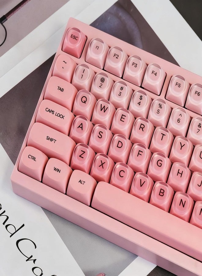Sumgsn 132 Keys PBT Dye Sub Jelly Keycaps MOA Profile Keycaps Compatible with Wooting Keyboard 61/64/87/104/108 Cherry Mx Switches Mechanical Keyboards - Image 1