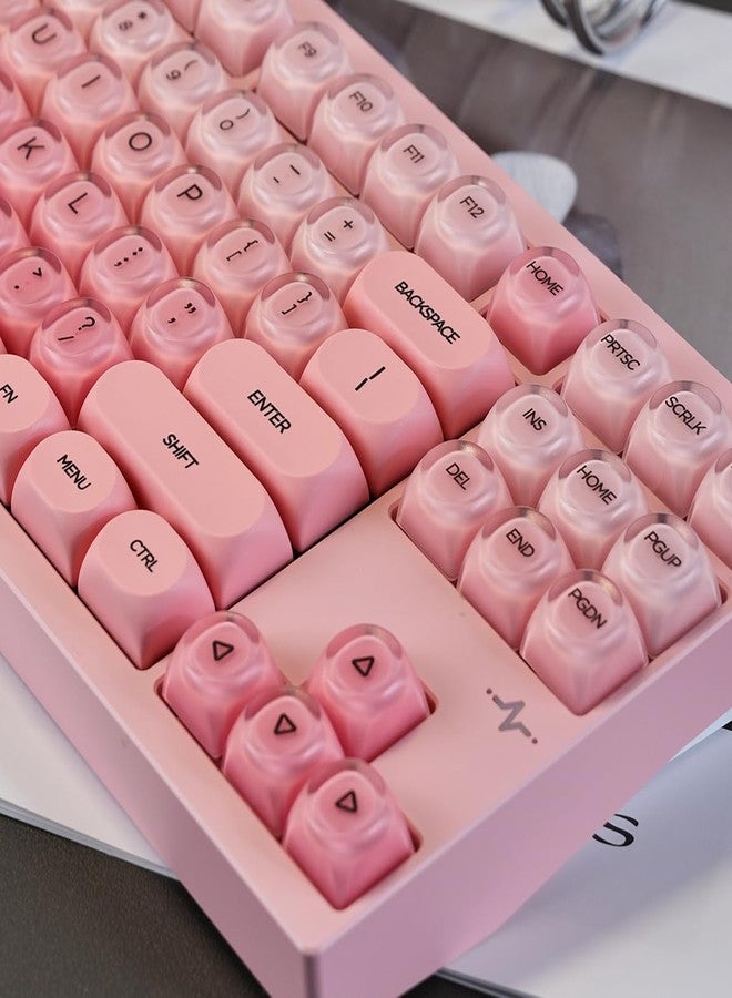 Sumgsn 132 Keys PBT Dye Sub Jelly Keycaps MOA Profile Keycaps Compatible with Wooting Keyboard 61/64/87/104/108 Cherry Mx Switches Mechanical Keyboards - Image 4