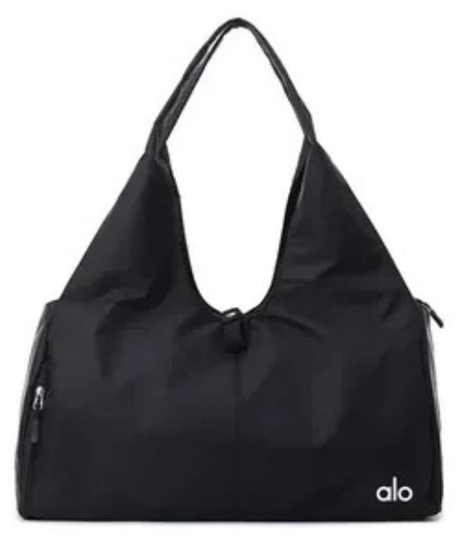 حقيبة اليوغا ALO الرياضية - حقيبة بسعة كبيرة لفصل الرطب عن الجاف بلون موحد