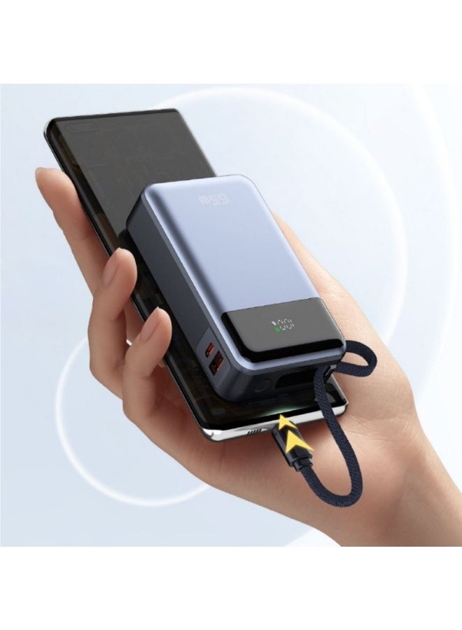 Denx "DENX DX431 Power Bank – 20000mAh Capacity, 65W Fast Charging, Dual USB Ports, ABS+PC Durable Material, Portable External Battery Pack for Smartphones & Laptops" - Image 2