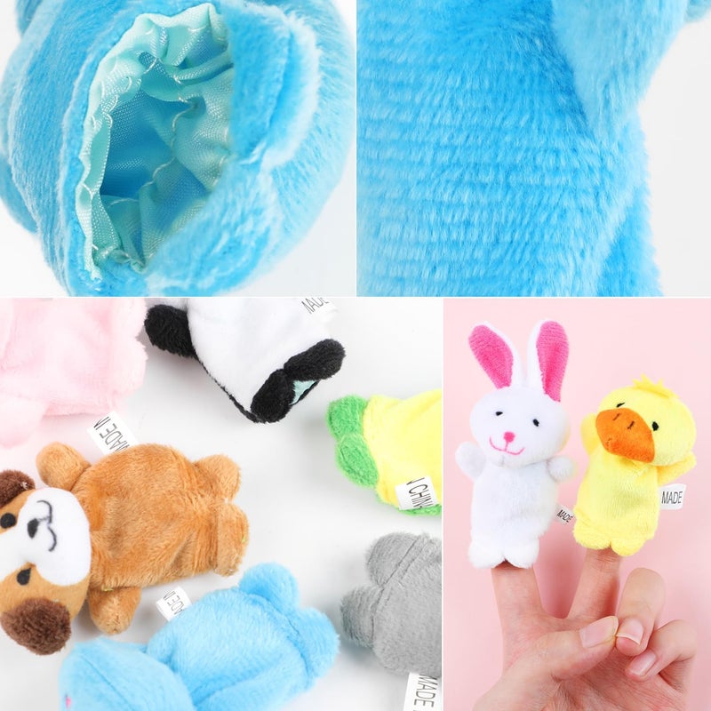 LOKIPA 10PCS Finger Toys Soft Plush Animal Finger Puppets for Kids Mini Plush Finger Toys Assortment for Boys  Girls Party Favors Playtime Schools - Image 4