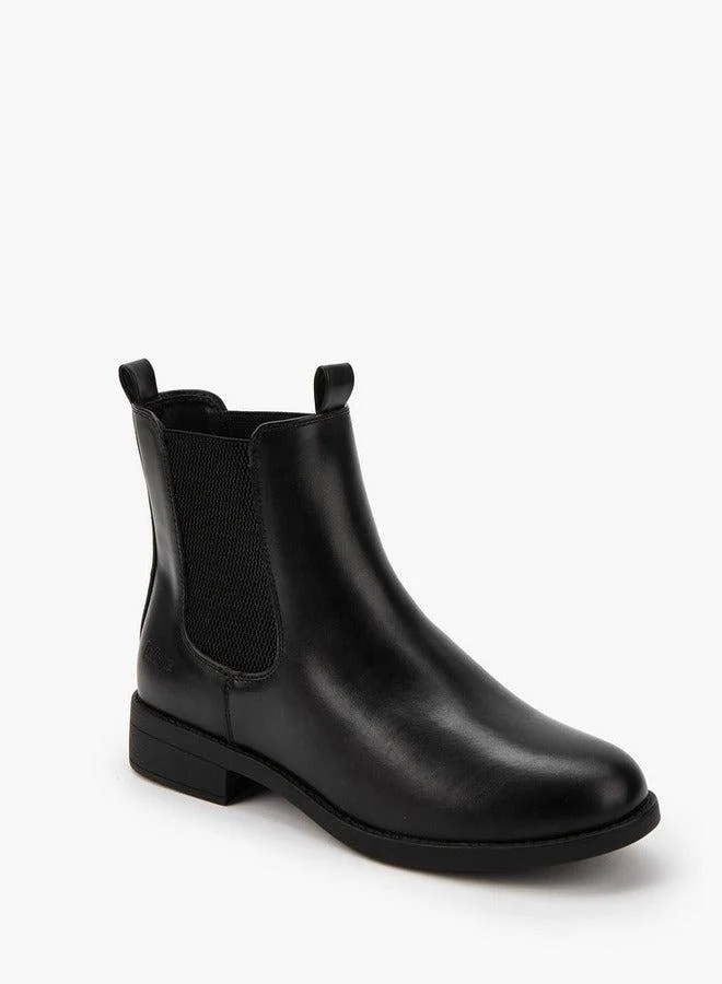 Lee Cooper Women's Solid Slip-On Ankle Boots