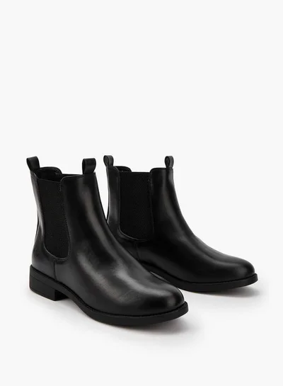 Lee Cooper Women'S Solid Slip-On Ankle Boots
