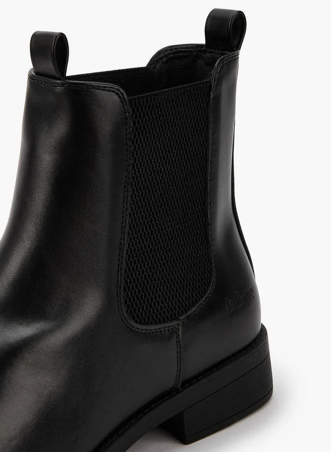 Lee Cooper Women'S Solid Slip-On Ankle Boots