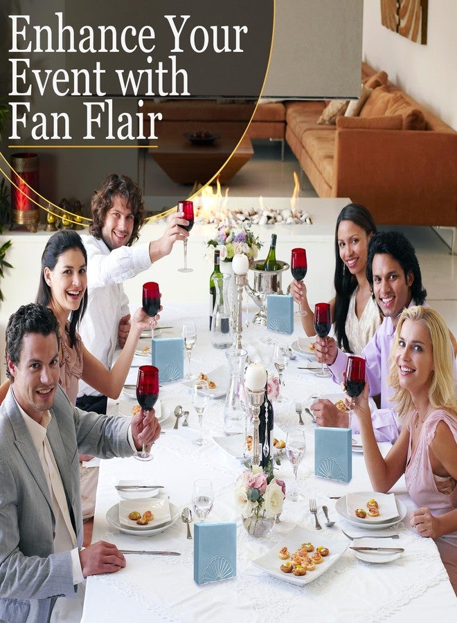 Crafts Central 5.75 Inch Clear Plastic Napkin Holder - 24 Pieces (Fan Design) - Image 4