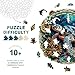 Purdicra Wooden Jigsaw Puzzles Embossed Turtle Wooden Puzzles for Adults with Unique Shape Adult Jigsaw Puzzle Birthday Gifts for Adults 85x84100pcs - Image 4