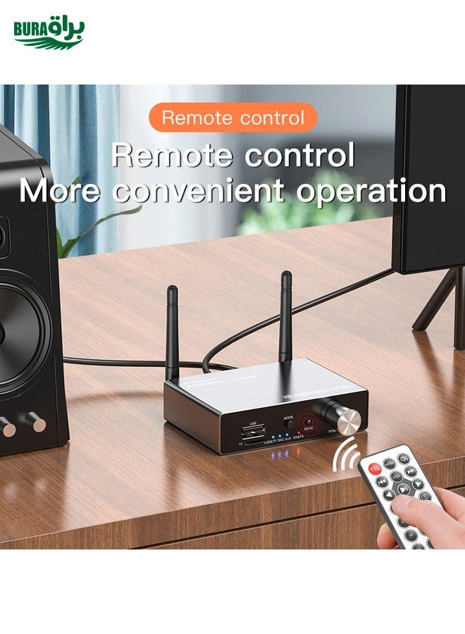 BURAQ LY35 Optical Fiber Coaxial Digital to Analog 6 in 1 Bluetooth Receiver & Transmitter  - Image 5