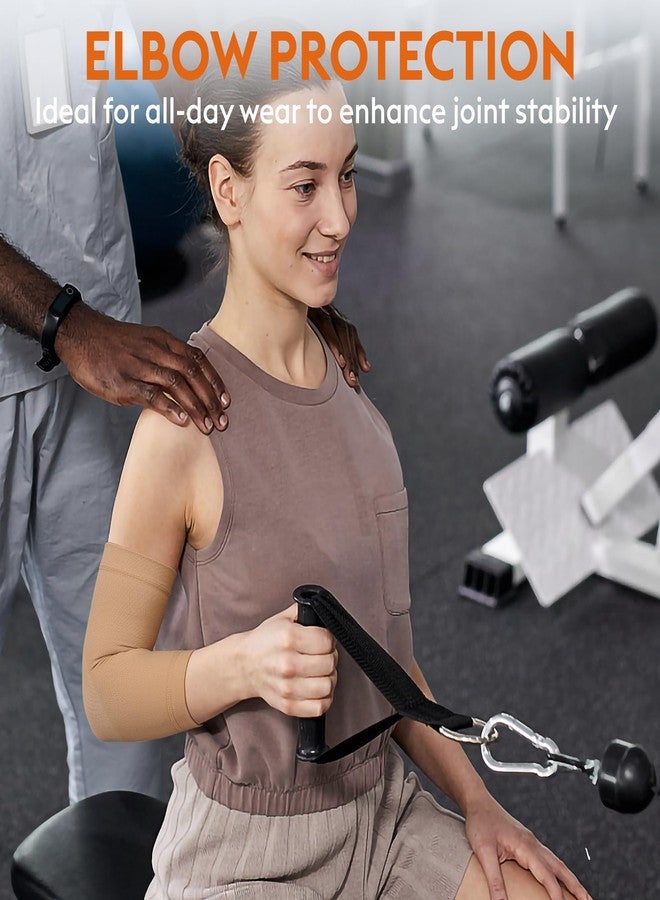 TOFLY Elbow Braces for Tendonitis, Tennis Elbow, Golfer’s Elbow – Adjustable Compression Sleeve for Arthritis Pain Relief & Daily Joint Support – Ideal for Men Women, Workout, Sports & Recovery - Image 4