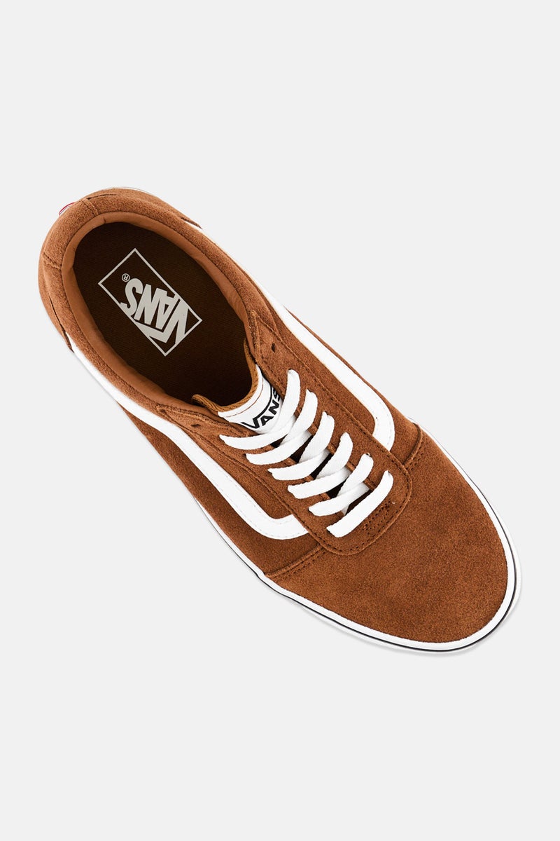 VANS Men Ward Lace Up Skateboarding Shoes, Dark Brown - Image 3